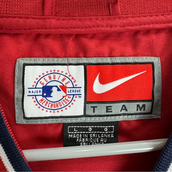 Nike Anaheim Angels Warm Up Jacket Vintage Size Large - Picture 3 of 7